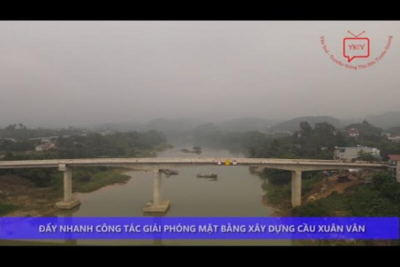 Quyết liệt giải phóng mặt bằng xây dựng cầu Xuân Vân